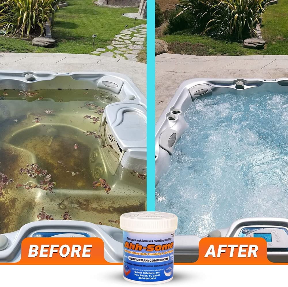 Buy AhhSome Hot Tub Cleaner Clean Pipes & Jets Gunk Build Up