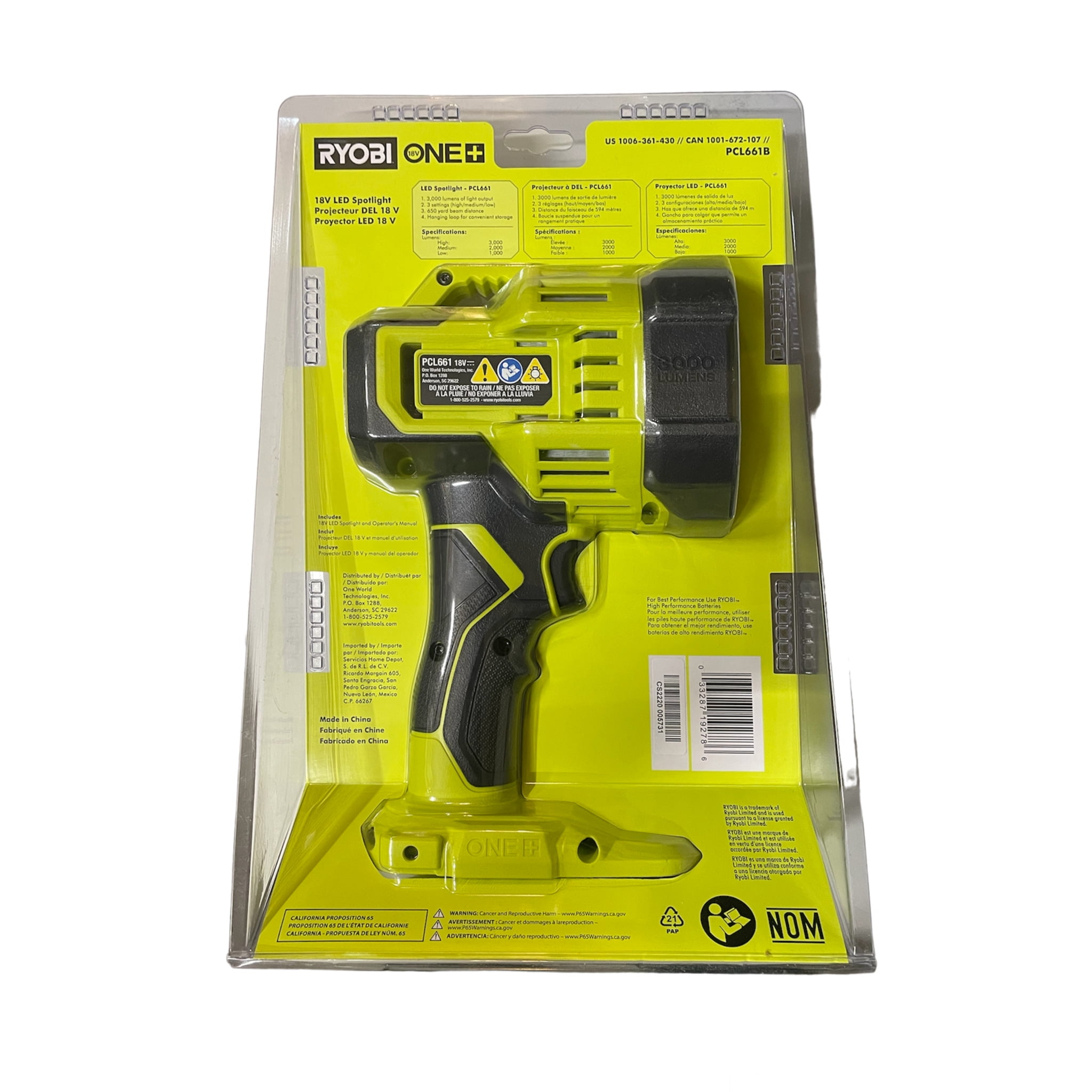 ONE+ 18-Volt Cordless LED Spotlight (Tool Only)