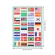 thumbnail image 4 of 7 láminas de pegatinas de banderas de fútbol de países, pegatinas de PVC para la escuela (estilos variados), 4 of 7