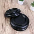 thumbnail image 4 of Narrster 3pcs Solid Wood Grand Piano Caster Cups Non-slip Anti-noise Piano Mats Floor Protector - Size L (Black), 4 of 10