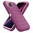 thumbnail image 3 of Asuwish Compatible with T-Mobile Revvl 6 Pro/6X Pro 5G Phone Case Hybrid Rugged Shockproof Hard Protective Drop Proof Full Body Heavy Duty Mobile Cell Cover for Tmobile Revel X Tmo Women Men Purple, 3 of 6