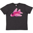 thumbnail image 3 of Inktastic Girls Pink Airplane Pilot Youth T-Shirt, 3 of 5