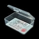 thumbnail image 1 of 1Pc Rectangular Plastic Transparent With Lid Small Storage Box Collection Container Case For Jewelry Finishing Accessories, 1 of 5