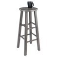 thumbnail image 5 of Winsome Ivy 29" Bar Stool Gray Finish, 5 of 5