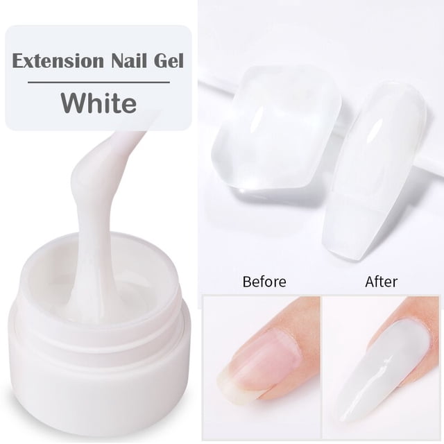LILYCUTE-Gel acrílico brillante para extensión de uñas, barniz para manicura, Plata, 8ml/15ml