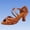 Brown, variant on FRSASU Women's Latin Dance Shoes Width Adjustable Salsa Modern Pole Dance Shoes Tango Latin Shoes for Girls Ladies Black