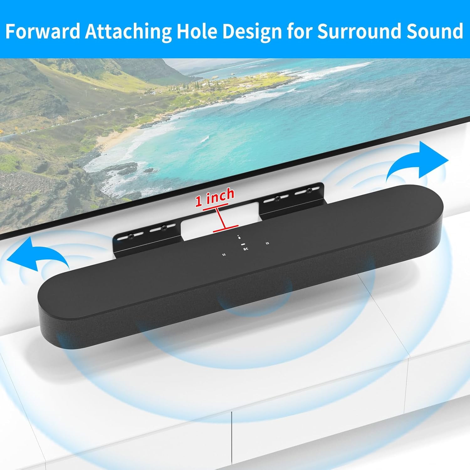 Mount For Sonos Sonos Beam Wall Mount Bracket Aiweiwa Soundbar