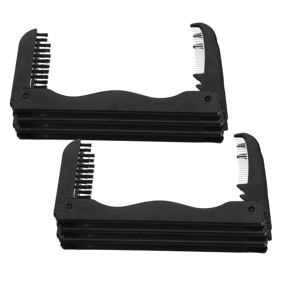 OULII 6Ud Herramienta Para Y Pestañas Doble Extremo Duradero Color Negro