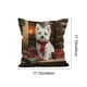 thumbnail image 3 of Funda de almohada navideña, decoración navideña, decoración de sofá, almohada de lino, sofá para el hogar, decoración navideña, funda de almohada, 3 of 5