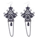 thumbnail image 4 of Pendientes Góticos de perfecl de Encaje negro 1 par, 4 of 4