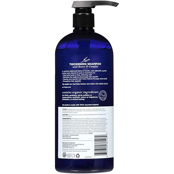 Avalon Organics Thickening Shampoo Biotin B-Complex Therapy - 32 fl oz Walmart.com