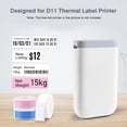 thumbnail image 3 of Thermal Printing Label Paper Barcode Price Size Name Blank Labels Waterproof Tear Resistant 12*40mm 160pcs/roll for Home Organizer Supermarket Store Catering, 3 of 7