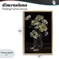 thumbnail image 4 of Stupell Industries French Country Elegant Arrangement of Cream Blossoms Gold Floating Frame Canvas Art, 17 x 25, by Creative Studio, 4 of 8