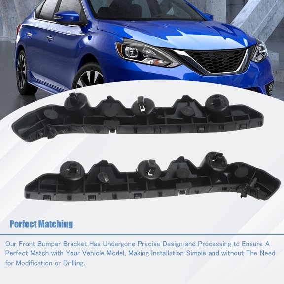 2 Set Front Bumper Side Support RH & LH Fit for Sentra Nissan 2016-2019