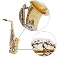 thumbnail image 4 of Saxofón Alto Labymos Latón Brillante Grabado Eb E-Flat, 4 of 8