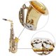 thumbnail image 4 of Saxofón TFixol dorado, 4 of 8