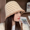 thumbnail image 5 of YooGuoGuo Fuzzy Bucket Hat for Women Knitted Winter Hats for Women Warm Skull Cap Fishing Hats Ski Cap Beret Beanies Fall Winter, 5 of 9