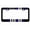 black/blue/white/N, variant on Blue Lives Matter USA Flag Style Heavy Duty Metal License Plate Frame Personalised/Car Accessories Car Tag Holder Cover (Black/Blue/Silver)
