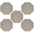 thumbnail image 1 of Furnish My Place Corner Indoor/Outdoor Commercial Beige Color Rug, Corner Area Rug, Home Decor Mat, Pet-Friendly Carpet for Living Room, Bedroom, Made in USA, 3' Octagon - Set of 5, 1 of 6