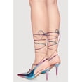 thumbnail image 3 of Women's Strappy Lace Up Pointed Toe Stiletto Heels, 3 of 3
