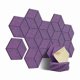 thumbnail image 1 of 12Pcs Self-Adhesive Acoustic Panel Hexagon Y-Lined Sound Proof Panel Noise Insulation High Density F, 1 of 5