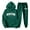 Green, variant on Womens Sweatsuit Sets - Long Sleeve Hoodie With Jogger Pants Set Matching Sets Women Clothing Fall Womens Fall Sets