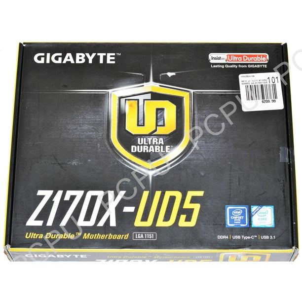 Ga Z170x Ud5 Gigabyte Motherboard Ga Z170x Ud5 Lga1151 Z170 Ddr4 4dimm Usb 3 1a C Atx Walmart Com Walmart Com Ga Z170x Ud5 Gigabyte Motherboard Ga Z170x Ud5 Lga1151 Z170 Ddr4 4dimm Usb 3 1a C Atx Walmart Com Walmart Com