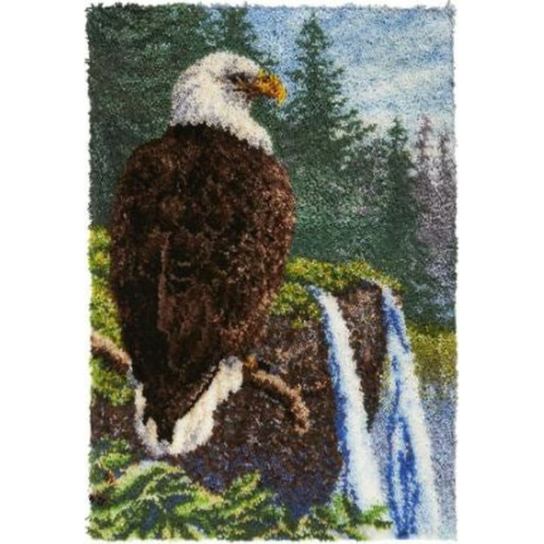 Rug Making Latch Hooking Kit Eagle 5 sizes