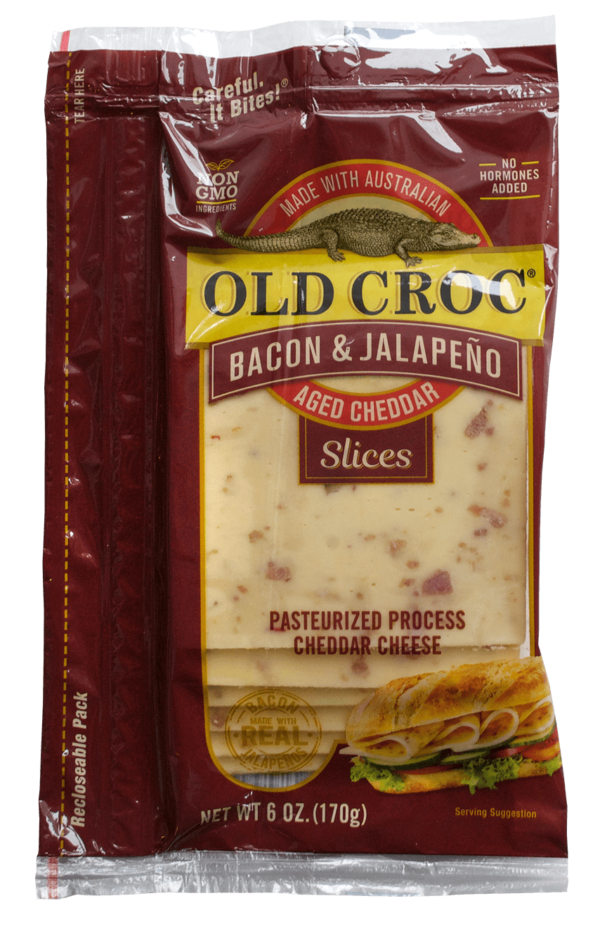 Old Croc Bacon \u0026 Jalapeno Sliced, 6 Oz 