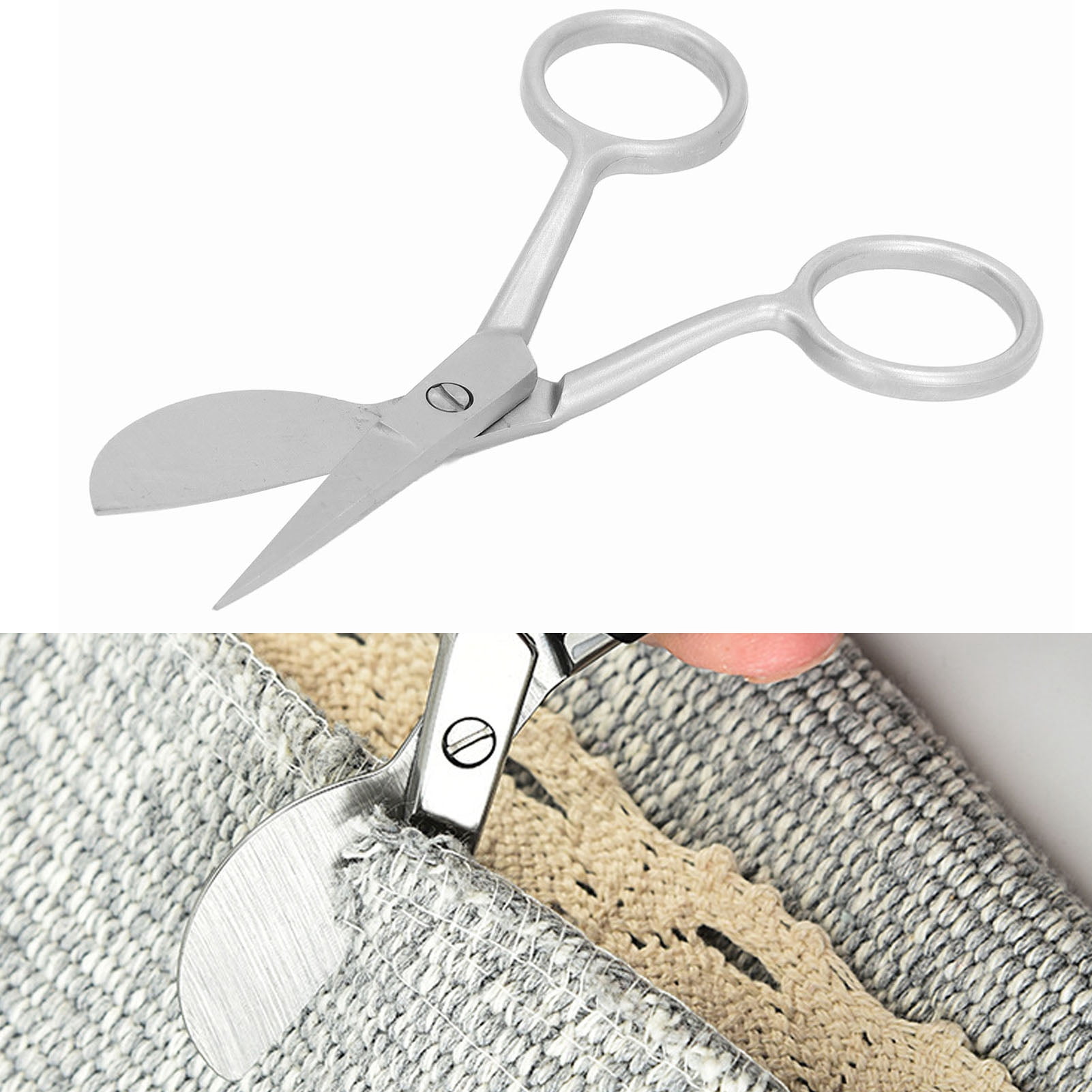 Duckbill Scissors Tufting Carpet Shears Mini Portable Stainless Steel - View #7