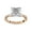 Rose Gold, variant on Hidden Halo Solitaire Engagement Ring for Women Center 7.5MM Princess Shape Lab Created Moissanite Rings Jewelry Gift for Her In 10K Solid White Gold Size 8