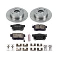 thumbnail image 3 of Power Stop Rear Stock Replacement Brake Pad and Rotor Kit KOE1244, 3 of 8