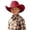 Wine, variant on Gaexia Kids Western Cowboy Hat For Children Adjustable Fit Sun Outdoor Headwear Boys Girls Everyday Adventures Easy Care Baby Toddler