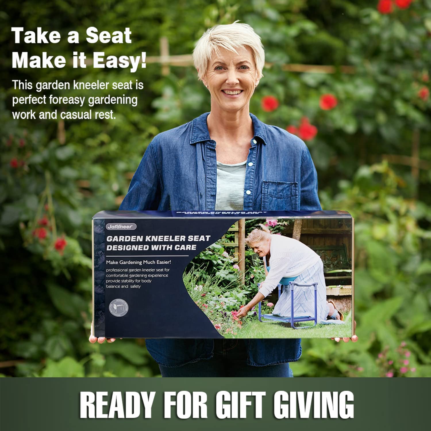 Garden Kneeler and Seat Heavy Duty