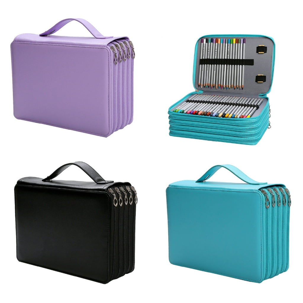 Large Pencil Case with 252 Compartments, Multifunction Pencil Organizers Bag Pencil Case with Zippers for Adults Teens