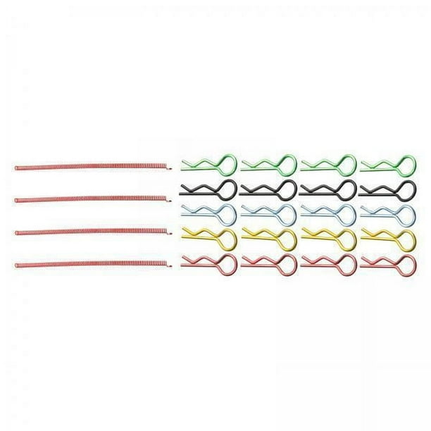Clips para carrocería RC,1/8 1/10 1/12 1/16 Clips para carrocería RC Cuerdas de resorte,Clips para carrocería RC Pasadores elásticos doblados Piezas de repuesto,Clips para carrocería Pin