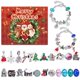 thumbnail image 1 of Calendario de Adviento de 24 días para niñas y niños, conjunto de pulseras de joyería azul con caja de regalo, Cuenta atrás, Navidad, 2023, 1 of 4