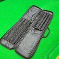 thumbnail image 3 of Tnarru Billiards Pool 4x4 Billiard Sticks Carrying Case Compact Carrier Billiard Rod Storage Bag Snooker Cue Storage Pouch Black, 3 of 9