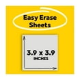 thumbnail image 4 of (2 pack) Post-it Easy Erase Whiteboard Sheets, 3.9 in. x 3.9 in., 4 Sheets, 4 of 12