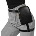 thumbnail image 6 of Thigh Harness Leg Bag Fanny Pack for Women Leg Purse Drop Leg Bag, A-Black, 6 of 8
