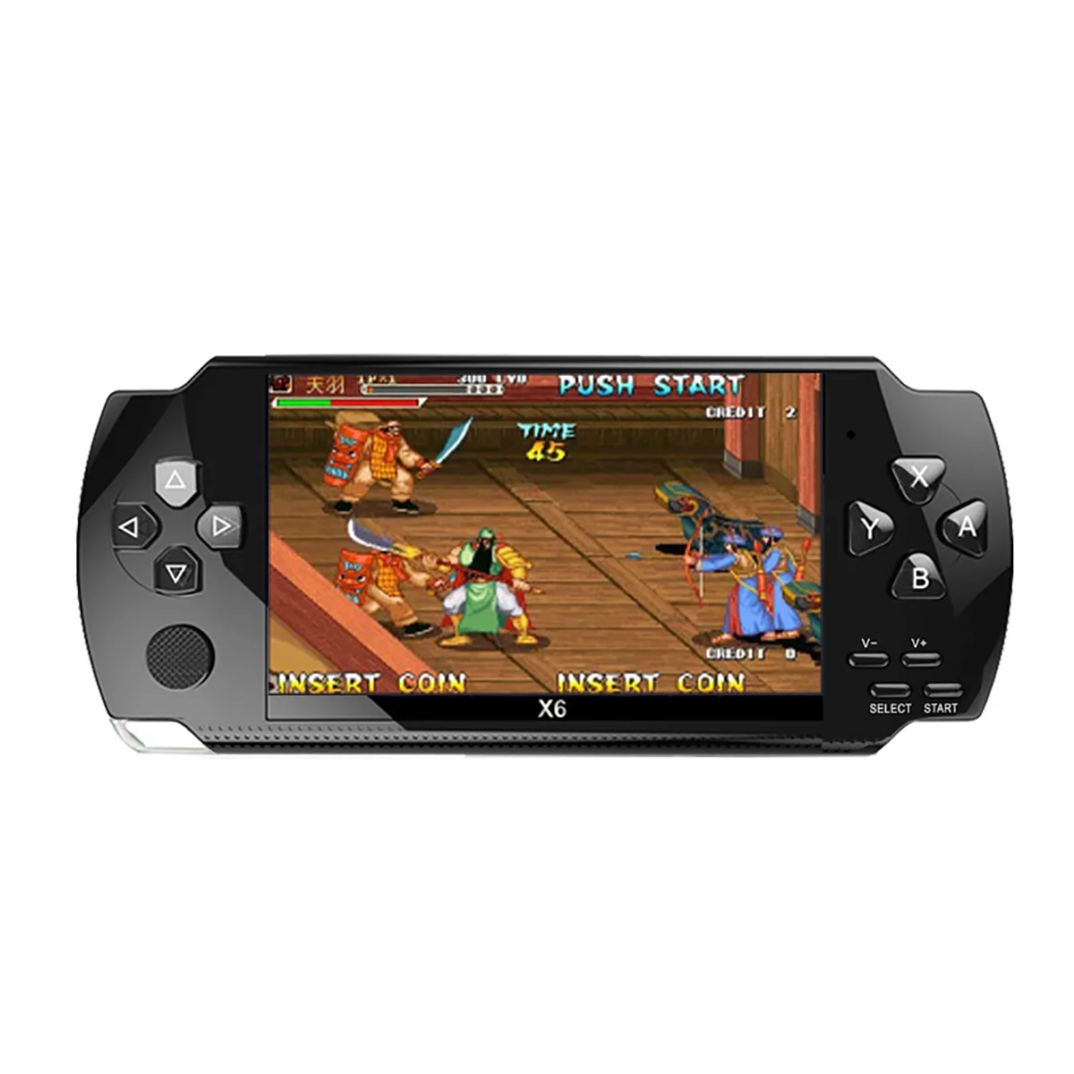 4.3 "PSP 8G ROM handheld game console player, TV output with headphones, portable handheld game console classic retro video game console with 4.1-inch HD screen - image 2 of 3