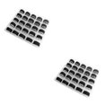 thumbnail image 2 of Ounissouiy 25 unidades/juego de hilos de bordar para coser, hilos de bobina preenrollados para manualidades DIY con caja de almacenamiento negro 2piezas Ounissouiy CBP011109, 2 of 5