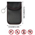 thumbnail image 3 of 2-Pack RFID Signal Blocking Key Fob Protector Pouch with Anti-Theft Hook and Dual Pockets for Car Security, 3 of 6
