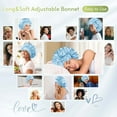 thumbnail image 5 of Satin Tie Bonnet Standard Light Blue, 5 of 6