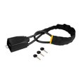 thumbnail image 1 of Mistaha Car Anti-Theft Steering Wheel Lock with Steel Cable and 3 Keys, Black Color, 1 of 6