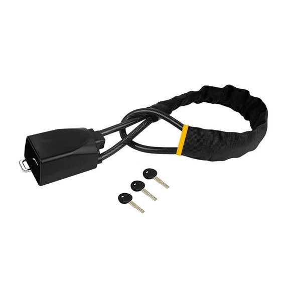 Steering Wheel Lock, Universal Seat Belt Lock Anti-Theft Locking Device with 3 Keys for Car