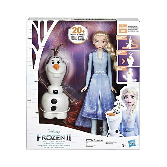 Ensemble de Figurines Disney Congelées 2 Olaf & Elsa
