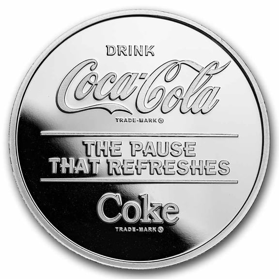 Coca-Cola® 5 cent Bottle 1 oz Silver Struck Round