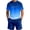 Dark Blue#12053BB, variant on Men's Summer Beach Outfits 2 Piece Gradient Men Short Sleeve Shirt and Shorts Set Workout Casual Beach Outfit Two Piece Summer Set