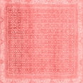 thumbnail image 1 of Ahgly Company Indoor Square Abstract Red Modern Area Rugs, 4' Square, 1 of 4